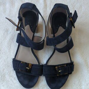 Johnston & Murphy strappy suede Sandals NWOT